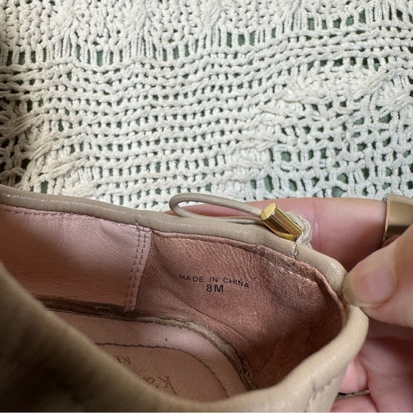 Kate Spade Nude Globe Ballet Flats Size 8 - Picture 4 of 7